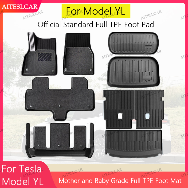 Car Floor Mat - سجادة أرضية من AITESLCAR لسيارة تسلا