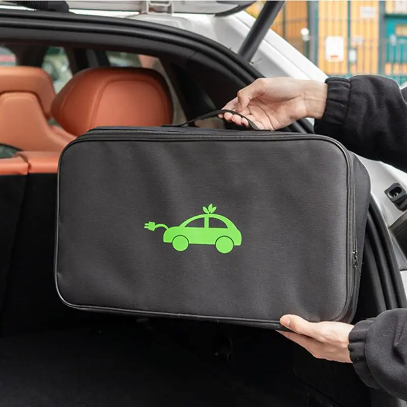 Car Cable Organizer - حقيبة تخزين جديدة لشاحن السيارة، حقيبة