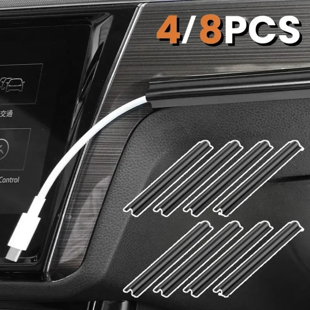 4/8 قطع واقي كابلات السيارة ال - مراجعة Car Cable Organizer وسعره