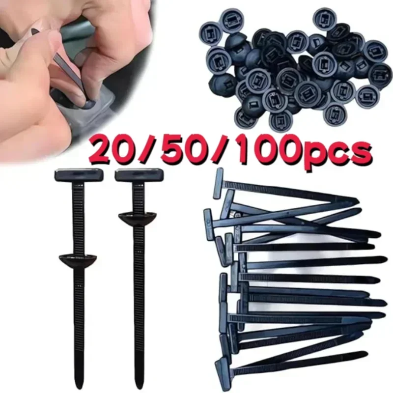 5-200 قطعة رباط كابل نايلون شد - مراجعة Car Cable Organizer وسعره