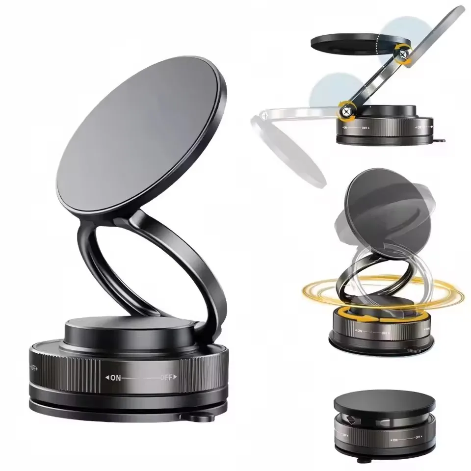 مطوّر 360 ° حامل هاتف مغناطيسي - مراجعة Car Phone Holder وسعره