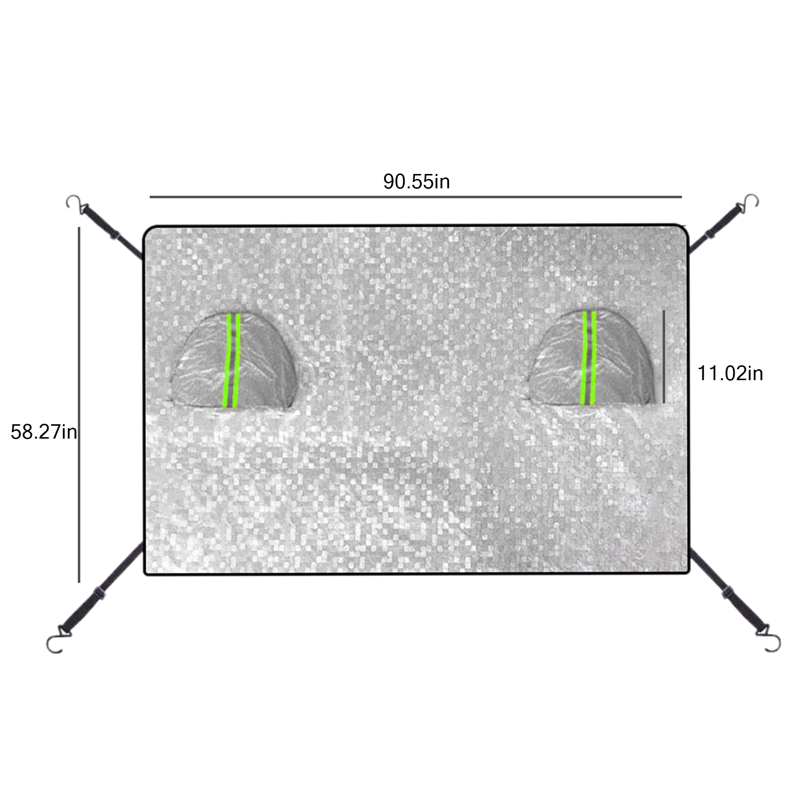 العالمي زجاج سيارة مرآة عاكس غ - مراجعة Windshield Sun Shade وسعره