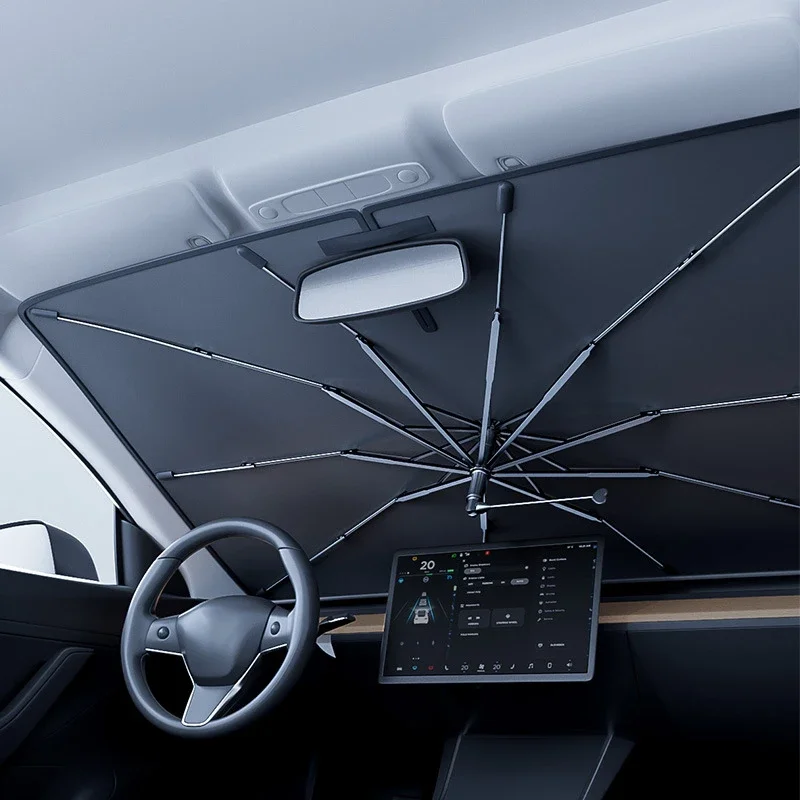 مظلة سيارة قابلة للطي لحماية ا - مراجعة Windshield Sun Shade وسعره
